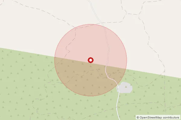 Map showing approximate area covered by Pincode 471318 — Bamhori B.O, Chhatarpur