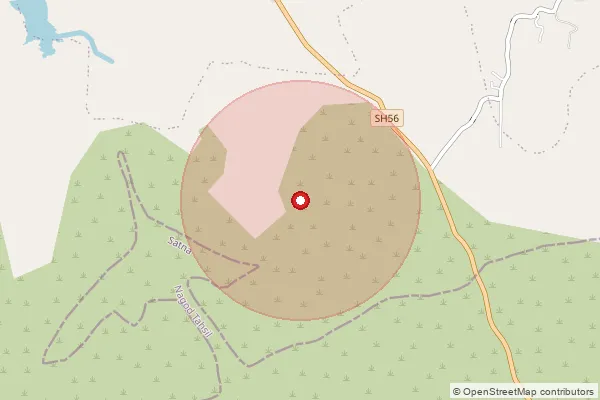 Map showing approximate area covered by Pincode 471515 — Aktonha B.O, Chhatarpur