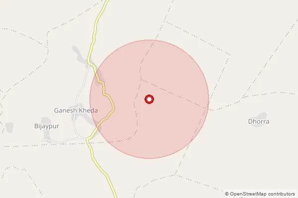 Map showing approximate area covered by Pincode 473670 — Pipra Pichhore B.O, Shivpuri