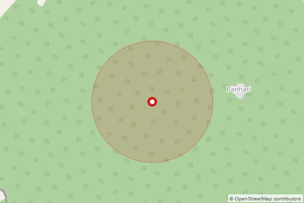 Map showing approximate area covered by Pincode 473770 — Kharai B.O, Shivpuri