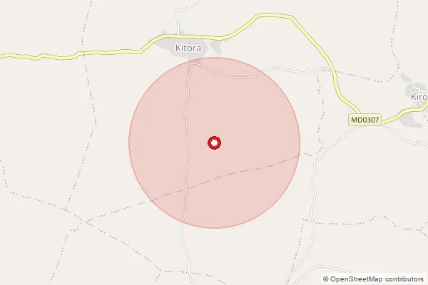 Map showing approximate area covered by Pincode 475115 — Gijjora B.O, Gwalior