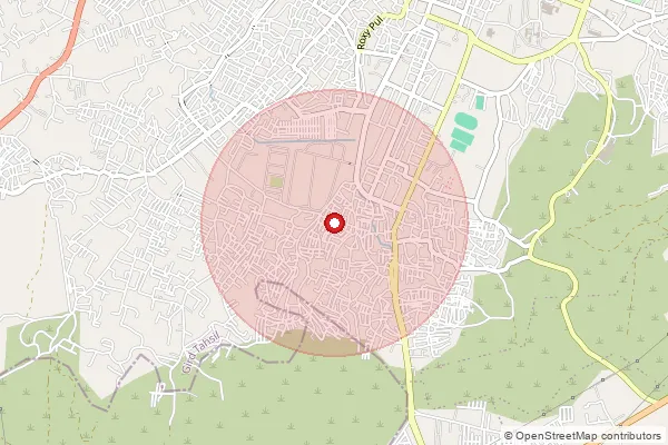 Map showing approximate area covered by Pincode 475675 — Indergarh S.O (Datia, Datia