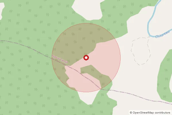 Map showing approximate area covered by Pincode 480224 — Banka B.O, Chhindwara