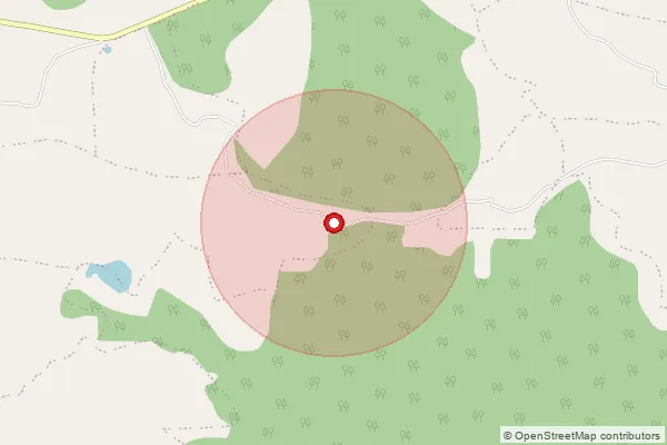 Map showing approximate area covered by Pincode 481102 — Bharveli S.O, Balaghat