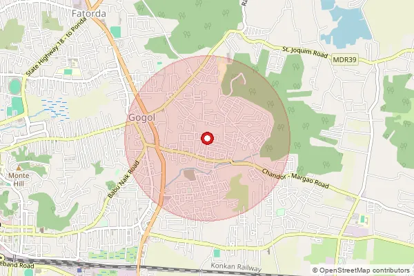 Map showing approximate area covered by Pincode 481778 — Fitari, Dindori