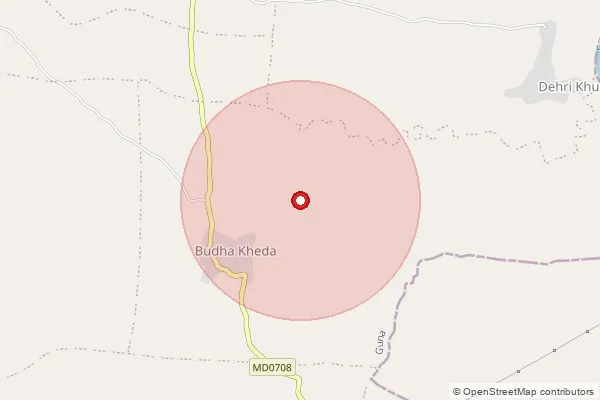 Map showing approximate area covered by Pincode 482001 — Jabalpur H.O, Jabalpur