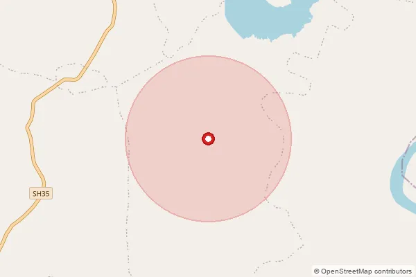 Map showing approximate area covered by Pincode 484444 — Latar B.O, Anuppur