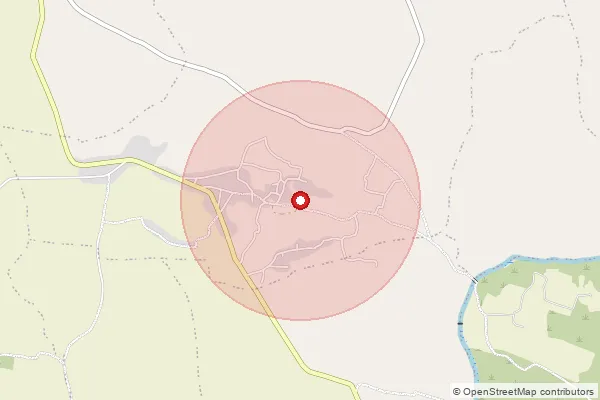 Map showing approximate area covered by Pincode 484665 — Majhauli, Umaria