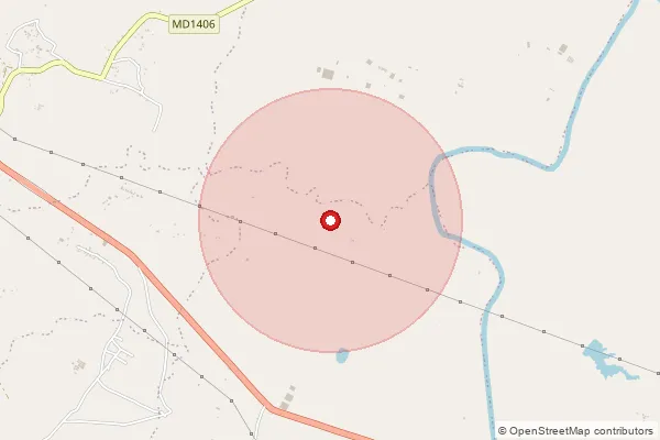 Map showing approximate area covered by Pincode 484770 — Barkoda B.O, Shahdol