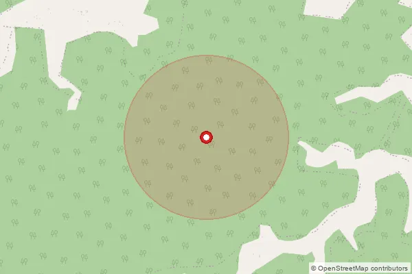 Map showing approximate area covered by Pincode 484881 — Amdari B.O, Anuppur