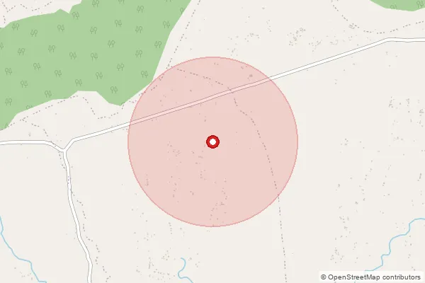 Map showing approximate area covered by Pincode 484886 — Amarkantak S.O, Anuppur