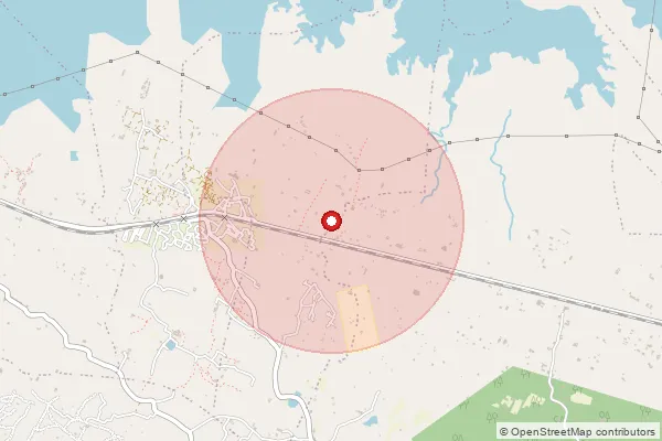 Map showing approximate area covered by Pincode 486884 — Nigahi Project S.O, Singrauli