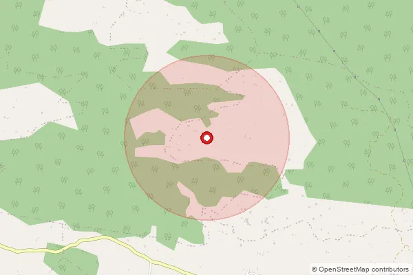 Map showing approximate area covered by Pincode 486892 — Dudhmania B.O, Singrauli