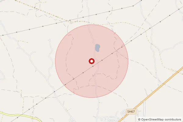 Map showing approximate area covered by Pincode 487118 — Gotegaon S.O, Narsinghpur