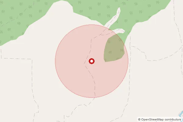 Map showing approximate area covered by Pincode 488448 — Khamariya Bori B.O, Panna