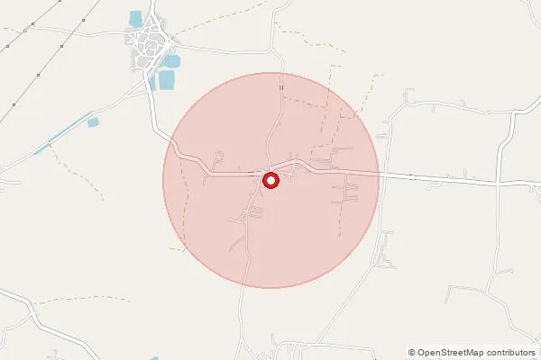 Map showing approximate area covered by Pincode 490021 — Sirsakala Bo, Durg