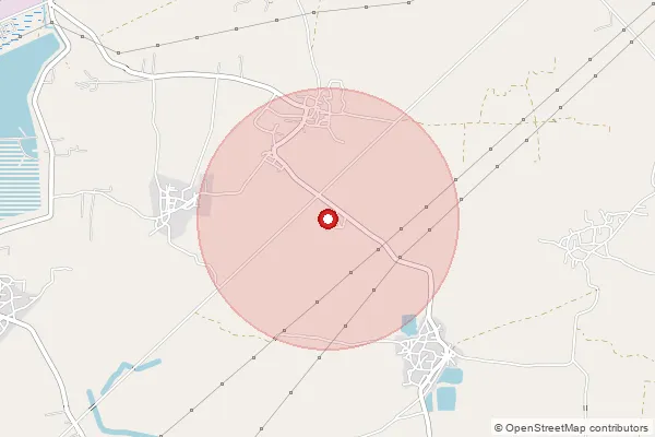Map showing approximate area covered by Pincode 490036 — Hasda Bo, Bemetara
