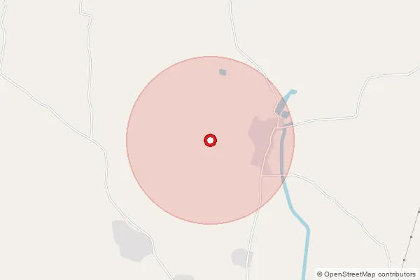 Map showing approximate area covered by Pincode 491332 — Biroda Bo, Durg