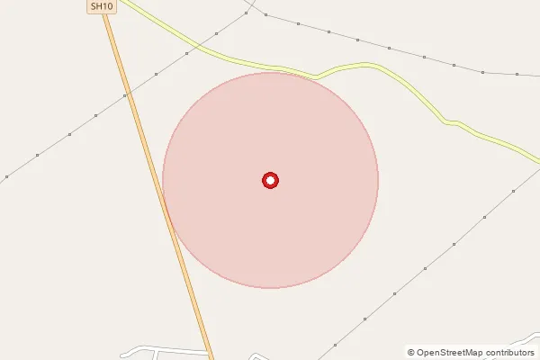 Map showing approximate area covered by Pincode 491340 — Kunra Bo, Bemetara