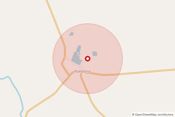 Map showing approximate area covered by Pincode 491443 — Somni S.O, Rajnandgaon