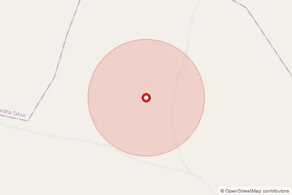 Map showing approximate area covered by Pincode 491996 — Sahaspur Lohara So, Kabirdham