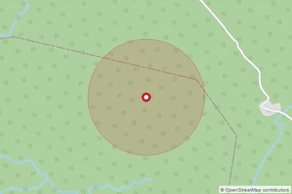 Map showing approximate area covered by Pincode 494662 — Dhanora B.O, Narayanpur