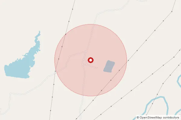 Map showing approximate area covered by Pincode 495220 — Chakarbhata Camp So, Bilaspur