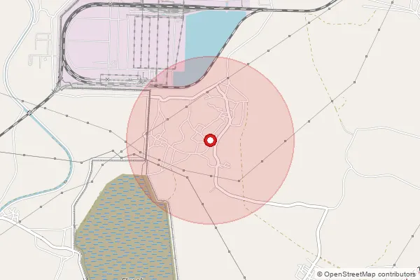 Map showing approximate area covered by Pincode 495550 — Gatora Bo, Bilaspur