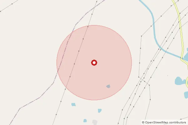 Map showing approximate area covered by Pincode 495552 — Arjuni Bo, Janjgir-Champa