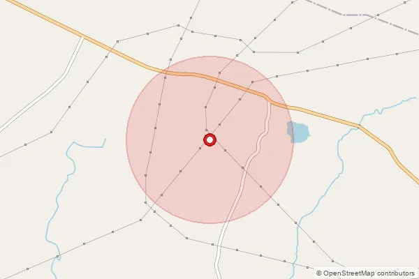 Map showing approximate area covered by Pincode 495554 — Kharkhod Bo, Janjgir-Champa
