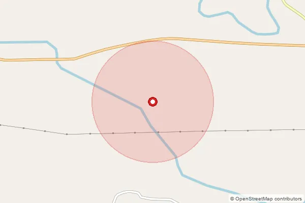 Map showing approximate area covered by Pincode 495661 — Harethikala Bo, Janjgir-Champa