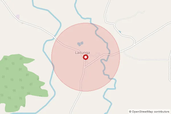 Map showing approximate area covered by Pincode 496115 — Salakia Bo, Raigarh