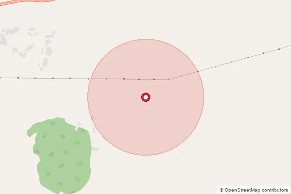 Map showing approximate area covered by Pincode 496118 — Bakaruma Bo, Raigarh