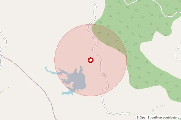 Map showing approximate area covered by Pincode 496220 — Bagbahar Bo, Jashpur