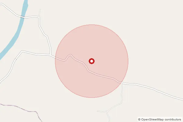 Map showing approximate area covered by Pincode 496223 — Bataikela Bo, Jashpur