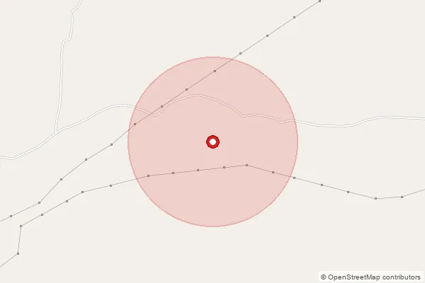 Map showing approximate area covered by Pincode 496338 — Bada Karonja Bo, Jashpur