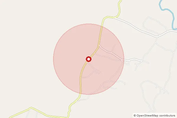 Map showing approximate area covered by Pincode 497101 — Patora Bo, Surguja