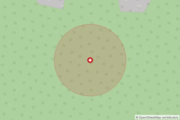 Map showing approximate area covered by Pincode 497117 — Mahgai Bo, Surajpur