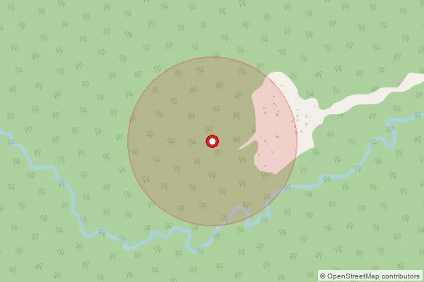 Map showing approximate area covered by Pincode 497449 — Udhanapur Bo, Korea