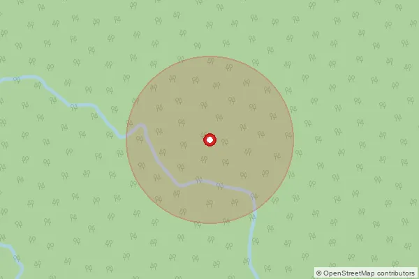 Map showing approximate area covered by Pincode 497778 — Bhagwanpur Bo, Korea