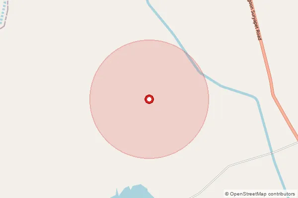 Map showing approximate area covered by Pincode 500109 — Ibc Hyderabad, Hyderabad