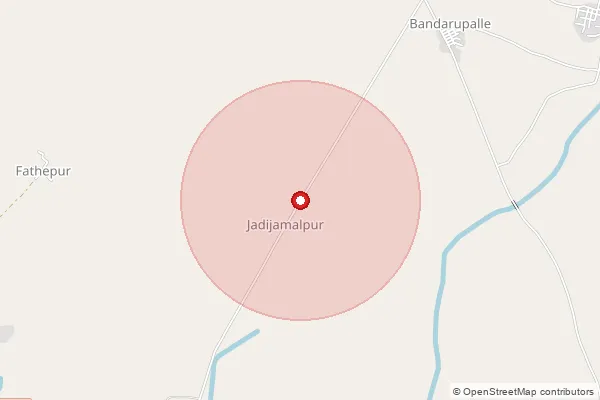 Map showing approximate area covered by Pincode 503185 — Raithunagar B.O, Nizamabad