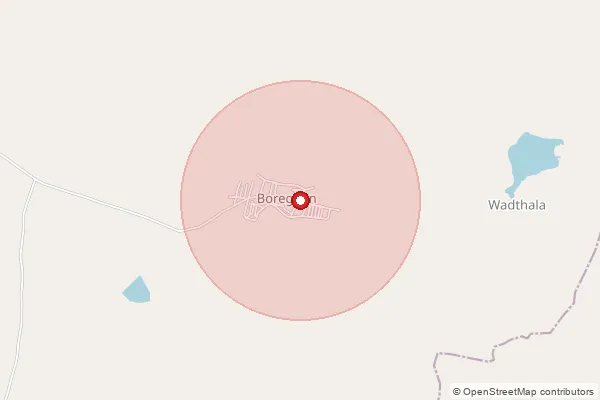 Map showing approximate area covered by Pincode 504102 — Dehgaon B.O, Nirmal