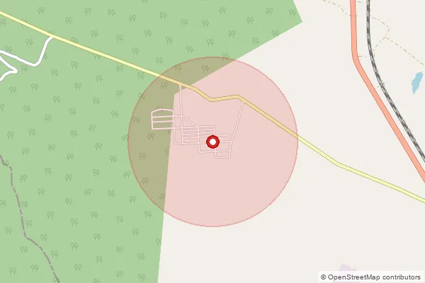 Map showing approximate area covered by Pincode 504220 — Madaram Township S.O, Mancherial