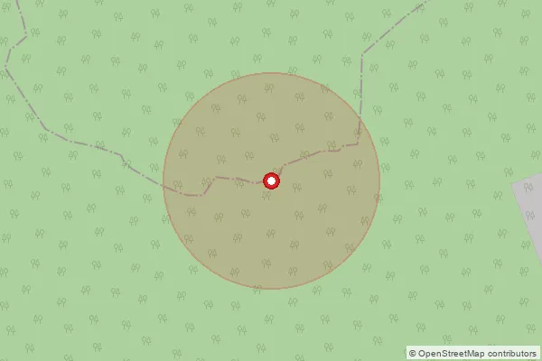 Map showing approximate area covered by Pincode 504294 — Tumpally B.O, Kumuram Bheem Asifabad