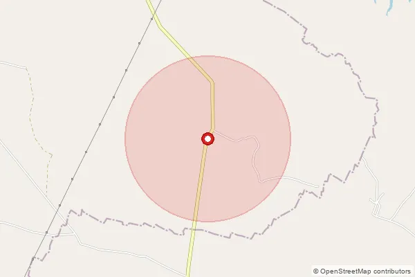 Map showing approximate area covered by Pincode 505129 — Kanaparthi B.O, Karimnagar