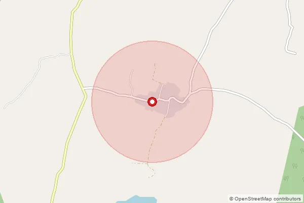 Map showing approximate area covered by Pincode 505306 — Potharam B.O, Jagitial