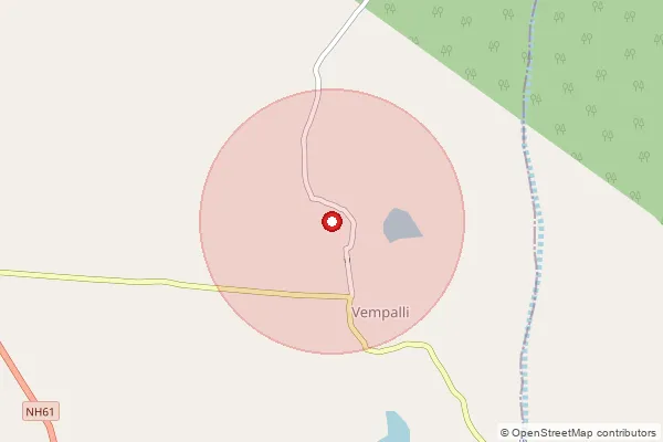 Map showing approximate area covered by Pincode 505331 — Mogalpet B.O, Jagitial