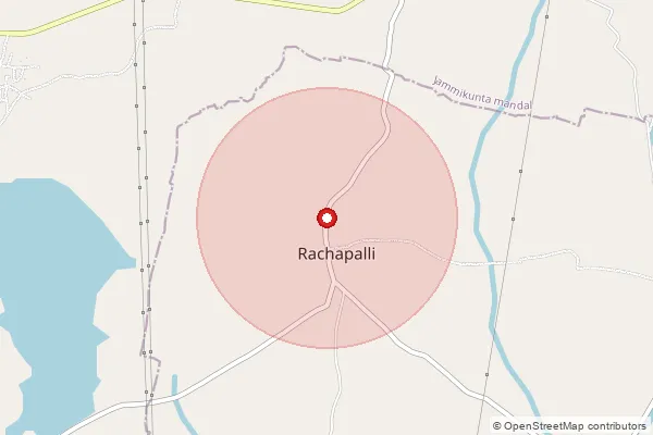 Map showing approximate area covered by Pincode 505475 — Vilasagar B.O, Karimnagar