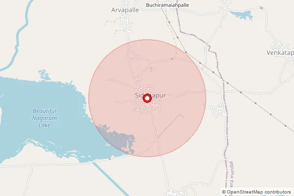 Map showing approximate area covered by Pincode 506006 — Kothapeta B.O, Hanumakonda